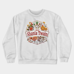 Shania Twain Flower VIntage Crewneck Sweatshirt